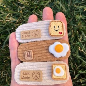 Brand new 3D kawaii hair clips